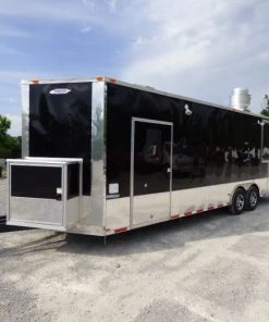Concession Trailer 8.5'x28' Black - Vending Smoker Style Kitchen 51 Concession Trailer 8.5'x28' Black - Vending Smoker Style Kitchen -Cheap Concession Trailers Shop p1030565 1