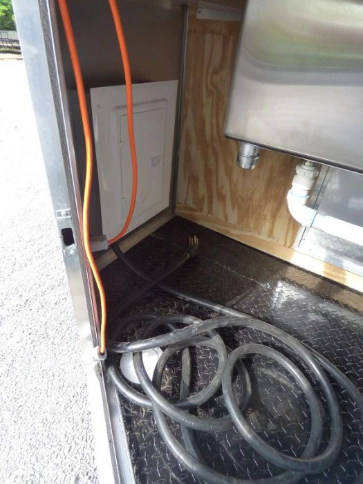 Concession Trailer 8.5'x28' Black - Vending Smoker Style Kitchen 15 Concession Trailer 8.5'x28' Black - Vending Smoker Style Kitchen - Image 15