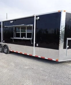 Concession Trailer 8.5'x28' Black - Vending Smoker Style Kitchen 55 Concession Trailer 8.5'x28' Black - Vending Smoker Style Kitchen -Cheap Concession Trailers Shop p1030570 1