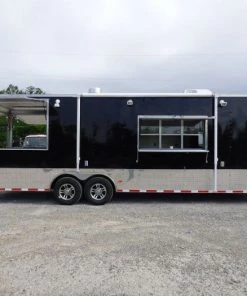 Concession Trailer 8.5'x28' Black - Vending Smoker Style Kitchen 53 Concession Trailer 8.5'x28' Black - Vending Smoker Style Kitchen -Cheap Concession Trailers Shop p1030571 1