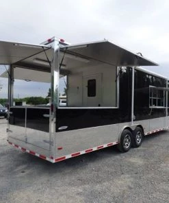 Concession Trailer 8.5'x28' Black - Vending Smoker Style Kitchen 56 Concession Trailer 8.5'x28' Black - Vending Smoker Style Kitchen -Cheap Concession Trailers Shop p1030572 1