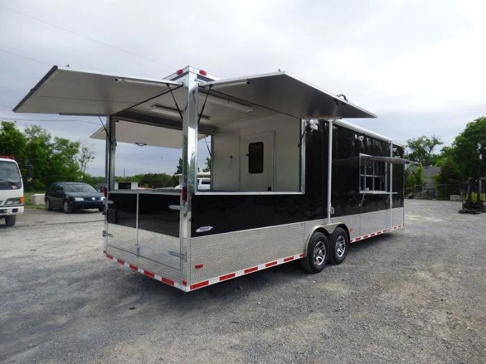 Concession Trailer 8.5'x28' Black - Vending Smoker Style Kitchen 17 Concession Trailer 8.5'x28' Black - Vending Smoker Style Kitchen - Image 17