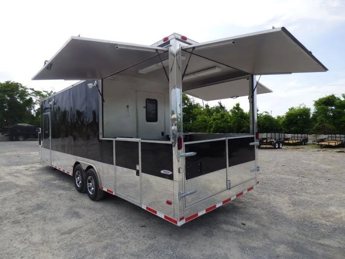 Concession Trailer 8.5'x28' Black - Vending Smoker Style Kitchen 19 Concession Trailer 8.5'x28' Black - Vending Smoker Style Kitchen - Image 19