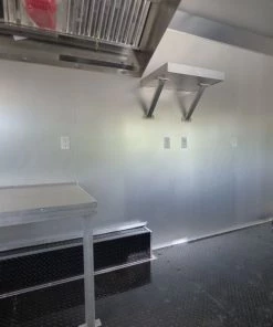 Concession Trailer 8.5'x28' Black - Vending Smoker Style Kitchen 64 Concession Trailer 8.5'x28' Black - Vending Smoker Style Kitchen -Cheap Concession Trailers Shop p1030580