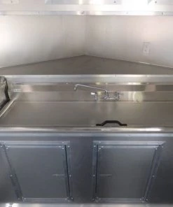 Concession Trailer 8.5'x28' Black - Vending Smoker Style Kitchen 66 Concession Trailer 8.5'x28' Black - Vending Smoker Style Kitchen -Cheap Concession Trailers Shop p1030584 1