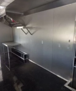 Concession Trailer 8.5'x28' Black - Vending Smoker Style Kitchen 65 Concession Trailer 8.5'x28' Black - Vending Smoker Style Kitchen -Cheap Concession Trailers Shop p1030585 1