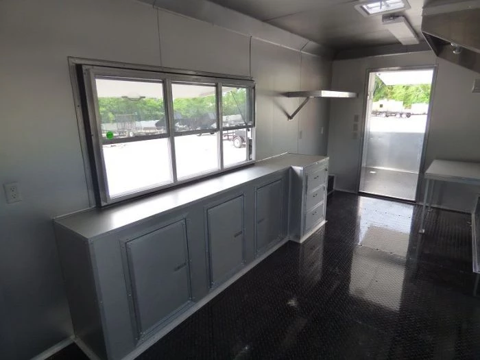 Concession Trailer 8.5'x28' Black - Vending Smoker Style Kitchen 33 Concession Trailer 8.5'x28' Black - Vending Smoker Style Kitchen - Image 33