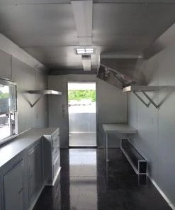 Concession Trailer 8.5'x28' Black - Vending Smoker Style Kitchen 77 Concession Trailer 8.5'x28' Black - Vending Smoker Style Kitchen -Cheap Concession Trailers Shop p1030589 2