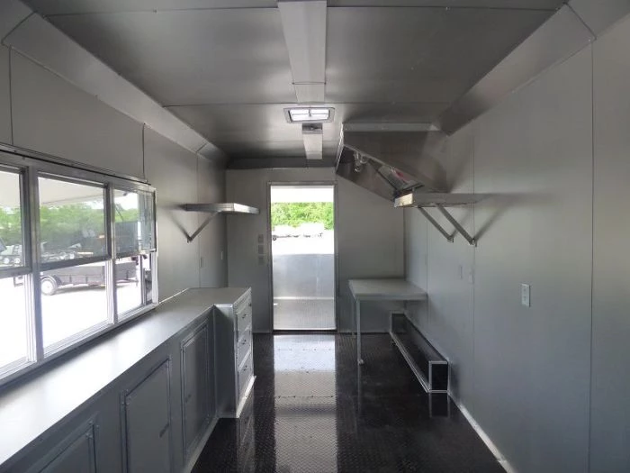 Concession Trailer 8.5'x28' Black - Vending Smoker Style Kitchen 38 Concession Trailer 8.5'x28' Black - Vending Smoker Style Kitchen - Image 38