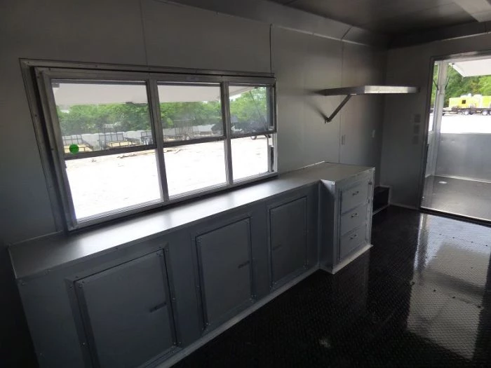 Concession Trailer 8.5'x28' Black - Vending Smoker Style Kitchen 40 Concession Trailer 8.5'x28' Black - Vending Smoker Style Kitchen - Image 40