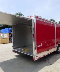 Concession Trailer 8.5'x30' Red - Smoker BBQ Food Catering -Cheap Concession Trailers Shop p1030721 1