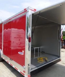 Concession Trailer 8.5'x30' Red - Smoker BBQ Food Catering -Cheap Concession Trailers Shop p1030723 1