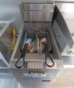 Concession Trailer 8.5'x28' Red - Food Catering Enclosed Kitchen -Cheap Concession Trailers Shop p1030765