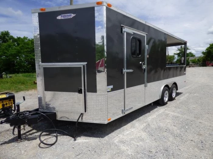 Concession Trailer 8.5'X20' Black - Event Enclosed Food Kitchen 4 Concession Trailer 8.5'X20' Black - Event Enclosed Food Kitchen - Image 4