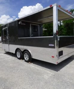 Concession Trailer 8.5'X20' Black - Event Enclosed Food Kitchen 21 Concession Trailer 8.5'X20' Black - Event Enclosed Food Kitchen -Cheap Concession Trailers Shop p1030785