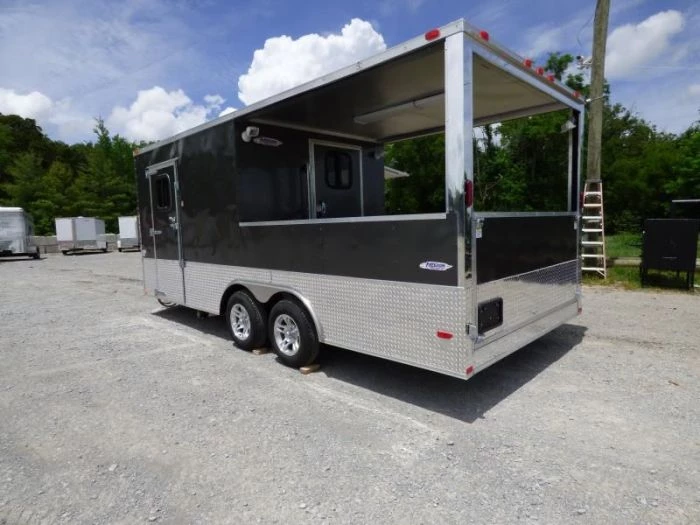 Concession Trailer 8.5'X20' Black - Event Enclosed Food Kitchen 7 Concession Trailer 8.5'X20' Black - Event Enclosed Food Kitchen - Image 7