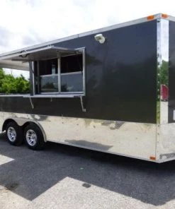 Concession Trailer 8.5'X20' Black - Event Enclosed Food Kitchen 22 Concession Trailer 8.5'X20' Black - Event Enclosed Food Kitchen -Cheap Concession Trailers Shop p1030788
