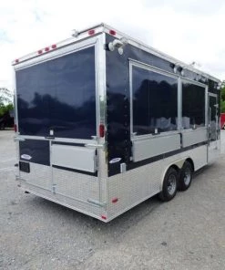 Concession Trailer 8.5'x20' Indigo Blue - Enclosed Kitchen Food Catering -Cheap Concession Trailers Shop p1030839