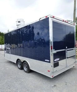 Concession Trailer 8.5'x20' Indigo Blue - Enclosed Kitchen Food Catering -Cheap Concession Trailers Shop p1030841