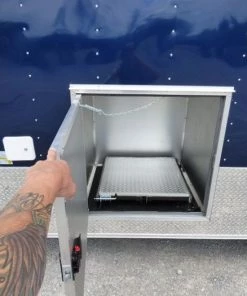 Concession Trailer 8.5'x20' Indigo Blue - Enclosed Kitchen Food Catering -Cheap Concession Trailers Shop p1030844