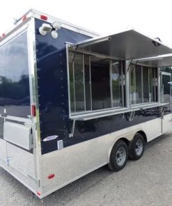 Concession Trailer 8.5'x20' Indigo Blue - Enclosed Kitchen Food Catering -Cheap Concession Trailers Shop p1030849