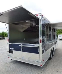 Concession Trailer 8.5'x20' Indigo Blue - Enclosed Kitchen Food Catering -Cheap Concession Trailers Shop p1030850