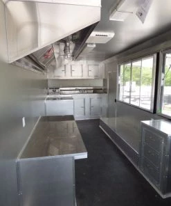 Concession Trailer 8.5'x20' Indigo Blue - Enclosed Kitchen Food Catering -Cheap Concession Trailers Shop p1030865