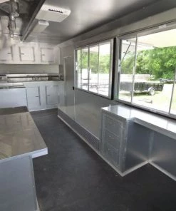 Concession Trailer 8.5'x20' Indigo Blue - Enclosed Kitchen Food Catering -Cheap Concession Trailers Shop p1030866