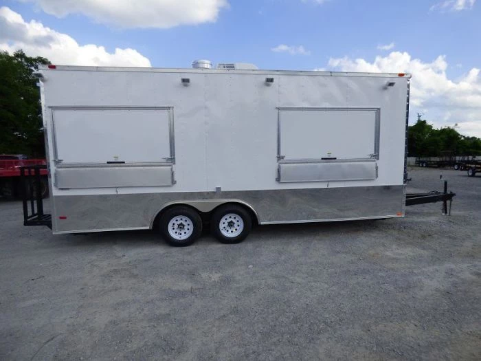 Concession Trailer 8.5'x20' White - Event Food Catering Enclosed Kitchen 9 Concession Trailer 8.5'x20' White - Event Food Catering Enclosed Kitchen - Image 9