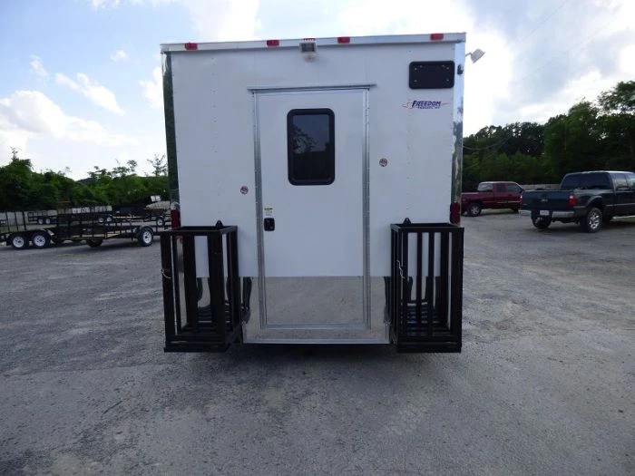 Concession Trailer 8.5'x20' White - Enclosed Kitchen (With Appliances) 3 Concession Trailer 8.5'x20' White - Enclosed Kitchen (With Appliances) - Image 3