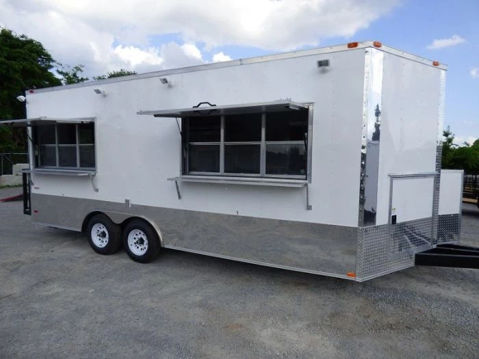 Concession Trailer 8.5'x20' White - Event Food Catering Enclosed Kitchen 27 Concession Trailer 8.5'x20' White - Event Food Catering Enclosed Kitchen - Image 27