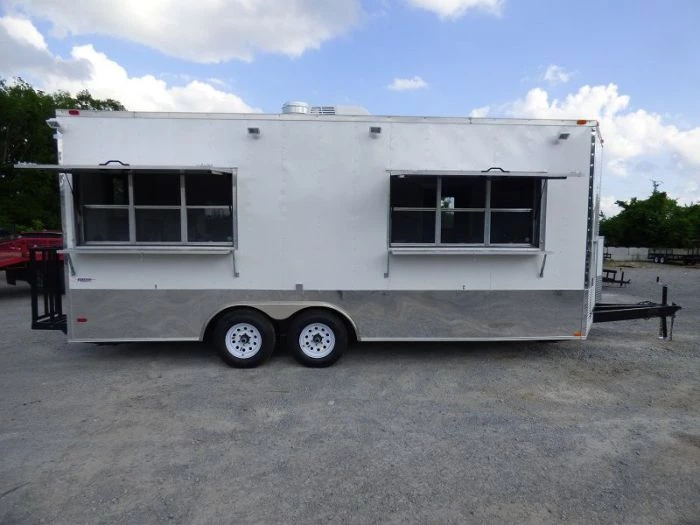Concession Trailer 8.5'x20' White - Enclosed Kitchen (With Appliances) 31 Concession Trailer 8.5'x20' White - Enclosed Kitchen (With Appliances) - Image 31