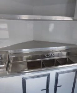 Concession Trailer 8.5'x20' White - Enclosed Kitchen (With Appliances) 93 Concession Trailer 8.5'x20' White - Enclosed Kitchen (With Appliances) -Cheap Concession Trailers Shop p1030907 1