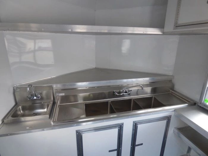 Concession Trailer 8.5'x20' White - Enclosed Kitchen (With Appliances) 37 Concession Trailer 8.5'x20' White - Enclosed Kitchen (With Appliances) - Image 37