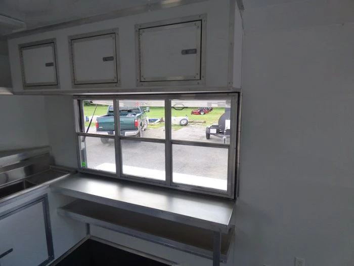 Concession Trailer 8.5'x20' White - Enclosed Kitchen (With Appliances) 36 Concession Trailer 8.5'x20' White - Enclosed Kitchen (With Appliances) - Image 36