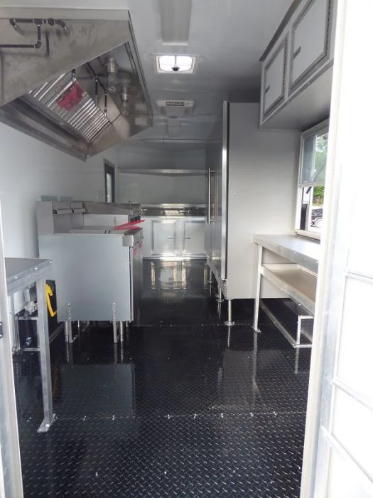 Concession Trailer 8.5'x20' White - Enclosed Kitchen (With Appliances) 43 Concession Trailer 8.5'x20' White - Enclosed Kitchen (With Appliances) - Image 43