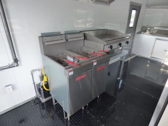 Concession Trailer 8.5'x20' White - Event Food Catering Enclosed Kitchen 44 Concession Trailer 8.5'x20' White - Event Food Catering Enclosed Kitchen - Image 44