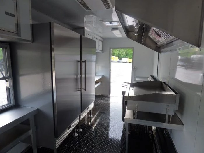 Concession Trailer 8.5'x20' White - Enclosed Kitchen (With Appliances) 54 Concession Trailer 8.5'x20' White - Enclosed Kitchen (With Appliances) - Image 54