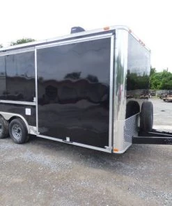 Concession Trailer 8.5'x18' Black - Vending Pizza Food Kitchen -Cheap Concession Trailers Shop p1030983