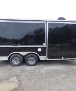 Concession Trailer 8.5'x18' Black - Vending Pizza Food Kitchen -Cheap Concession Trailers Shop p1030984