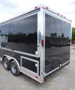 Concession Trailer 8.5'x18' Black - Vending Pizza Food Kitchen -Cheap Concession Trailers Shop p1030988