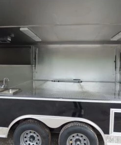 Concession Trailer 8.5'x18' Black - Vending Pizza Food Kitchen -Cheap Concession Trailers Shop p1030996