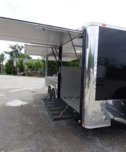 Concession Trailer 8.5'x18' Black - Vending Pizza Food Kitchen -Cheap Concession Trailers Shop p1040002