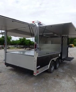 Concession Trailer 8.5'x18' Black - Vending Pizza Food Kitchen -Cheap Concession Trailers Shop p1040003