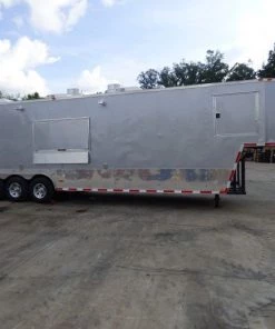 Concession Trailer 8.5'x41' Silver Frost- Enclosed Gooseneck (With Appliances) -Cheap Concession Trailers Shop p1040112 1