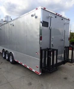 Concession Trailer 8.5'x41' Silver Frost - Gooseneck Enclosed Food Kitchen 35 Concession Trailer 8.5'x41' Silver Frost - Gooseneck Enclosed Food Kitchen -Cheap Concession Trailers Shop p1040115