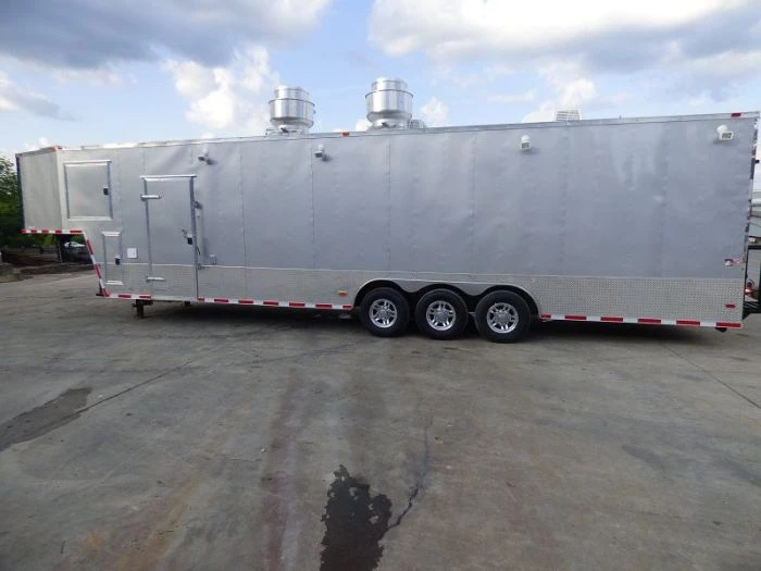 Concession Trailer 8.5'x41' Silver Frost - Gooseneck Enclosed Food Kitchen 9 Concession Trailer 8.5'x41' Silver Frost - Gooseneck Enclosed Food Kitchen - Image 9