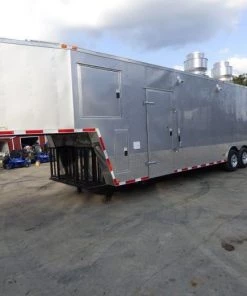 Concession Trailer 8.5'x41' Silver Frost - Gooseneck Enclosed Food Kitchen 42 Concession Trailer 8.5'x41' Silver Frost - Gooseneck Enclosed Food Kitchen -Cheap Concession Trailers Shop p1040118