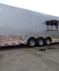 Concession Trailer 8.5'x41' Silver Frost- Enclosed Gooseneck (With Appliances) -Cheap Concession Trailers Shop p1040127 1