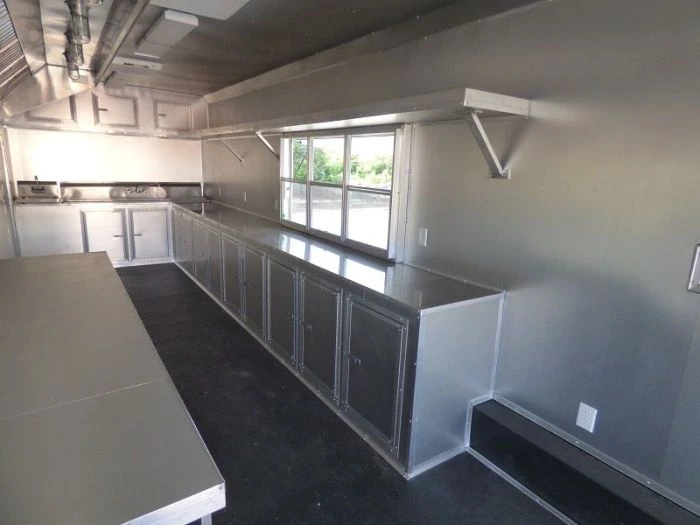 Concession Trailer 8.5'x41' Silver Frost - Gooseneck Enclosed Food Kitchen 22 Concession Trailer 8.5'x41' Silver Frost - Gooseneck Enclosed Food Kitchen - Image 22